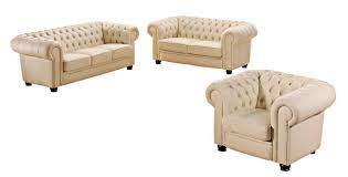 Manchmal betrachtet man einen raum und irgendetwas fehlt. Norwich Sofagarnitur Chesterfield Couchgarnitur Sofa Leder Beige Kaufen Bei Froschkonig24 Gmbh