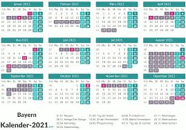 Frühjahrsferien oder faschingsferien, osterferien, pfingstferien, sommerferien, herbstferien und. Ferien Bayern 2021 Ferienkalender Ubersicht