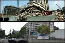 Ausentes y presentes (20 años después)*papeles del temblor. Edificios Antes Y Despues Del Sismo Del 85