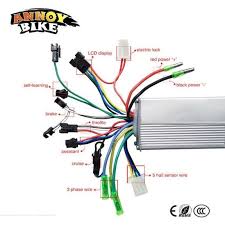 They is a 6 pin plug with red, black and brown on bike and an 6 pin plug with red, black, green, black/white on ignition switch all of them in completely different positions. 12 48v Electric Scooter Wiring Diagram Wiring Diagram Wiringg Net Electric Bike Diy Ebike Electric Bicycle Electricity