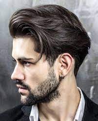 Medium Side Swept Haircut Menshairstyles Mens Hairstyles Medium Long Hair Styles Men Thick Hair Styles