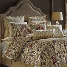 The most common blue gold comforter material is cotton. Croscill Julius Comforter Set Reviews Wayfair
