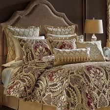 The most common blue gold comforter material is cotton. Croscill Julius Comforter Set Reviews Wayfair