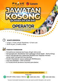 Sebarang jawatan kosong kerajaan perak terbaru akan dikemaskini disini dari masa ke semasa. Talent Perak Jawatan Kosong Carsem Kilang Elektronik Facebook