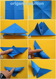 Un Origami Delicat De Papillon Origami Simple Origami Facile