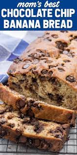 Chocolate Chip Banana Bread Recipe Crazy For Crust Recipe Chocolate Chip Banana Bread Chocolate Chip Banana Bread Recipe Mom S Banana Bread Recipe
