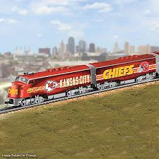 Chiefs Train Collection With Super Bowl Liv Champions Car Super Bowl Train Ho Scale Trains