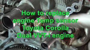 Toyota yaris dashboard warning lights. How To Replace Engine Temp Sensor Toyota Corolla Dual Vvti Engine Years 2007 To 2018 Youtube