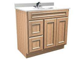 Fill your cart with color today! Briarwood Woodland 36 W X 18 D Bathroom Vanity Cabinet At Menards