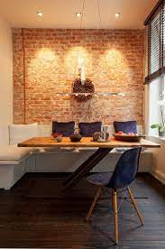 50 Bold And Inventive Dining Rooms With Brick Walls Dining Room Small Small Dining Room Decor Dining Room Design