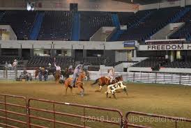 north american championship rodeo rides into freedom hall