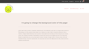 Create a photo of the color you'd like as your background (i created mine in illustrator, though canva also works perfectly for this. How To Change The Background Color Of A Single Page In Squarespace Brine Template Big Cat Creative Squarespace Templates