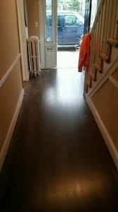 Trafficmaster Dark Brown Hickory 7 Mm Thick X 8 1 X2f 32 In Wide X 47 5 X2f 8 In Length Laminate Floo Flooring Dark Laminate Floors Brown Laminate Flooring