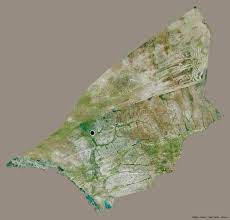 Brakna, Region of Mauritania, on Solid. Satellite Stock Illustration -  Illustration of landscape, nouakchott: 194958858