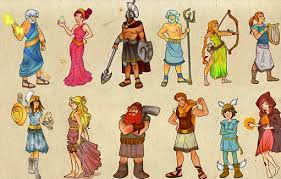 Greek God And Goddess Cartoon Picture Click Quiz By Zdybelt