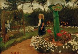 'zigeunerin im garten' was created in 1929 by otto mueller in expressionism style. Otto Modersohn Elsbeth Im Garten Mit Glaskugel Kunstdruck Leinwandbild