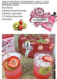 Sweet Revenge Strawberry Jungle Juice Recipe If You Want A Deeper Fruit Flavor Or Enj Strawberry Jungle Juice Recipe Jungle Juice Simple Jungle Juice Recipe