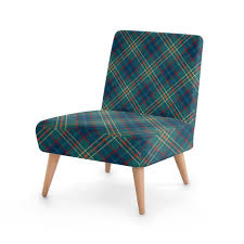 We supply a variety of weights of fabric, so you should be able to find the perfect material for your project, whether it be for upholstery, home furnishings, kilt. Highland Blue Tartan Occasional Chair
