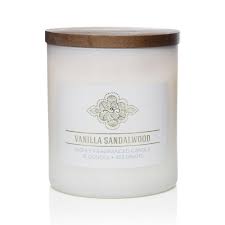 This fragrance initially exudes a. Vanilla Candle Colonial Candle