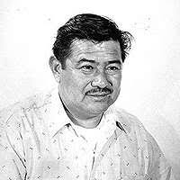 Portrait of Langston Hughes]