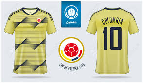 Check our football jersey store. Set Of Soccer Jersey Or Football Kit Mockup Template Design For Colombia National Football Team Front And Back View Soccer Uniform Yellow Football Shirt Mock Up Vector Illustration Lizenzfrei Nutzbare Vektorgrafiken Clip