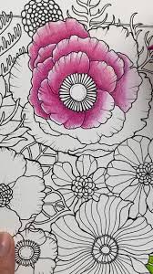 In this video, i will show you how i color a flower with keeping the color combination in the same color family, while also creating a contrast between colors. Johanna Basford Live Colouring Facebook