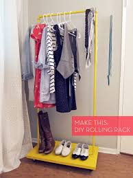 Check spelling or type a new query. How To Make A Colorful Diy Rolling Clothes Rack For Cheap Rolling Clothes Rack Diy Clothes Rack Clothing Rack