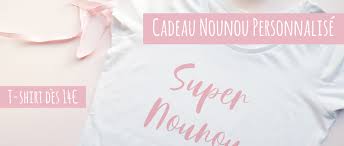 Tapis de porte personnalisé pour nounou. Cadeau Nounou Personnalise T Shirt Sac Torchon Atelier Du Quai