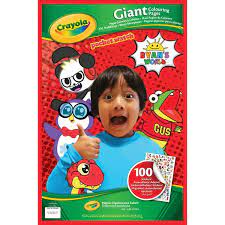 You have the choice ! Ryan S World Giant Colouring Pages Smyths Toys Ireland