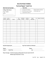 Fixed assets can be sold for cash or exchanged for purchased assets with a new more efficient and sophisticated. Fillable Online Fixed Assets Transfer Form Billings Public Schools Fax Email Print Pdffiller