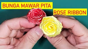 Tutorial membuat pita buket bunga choco glitz florist. Kreasi Natal Dari Pita Jepang Cara Membuat Bunga Mawar Dari Pita Jepang Kreatifitas Dubai Khalifa