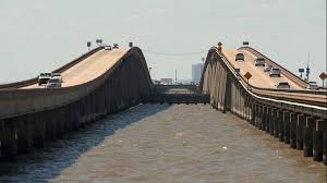 This crossing is approximately 5.5 miles long resulting in a project with a total bridge length of 11 miles. Two People Dog Rescued After Truck Goes Into Lake Pontchartrain
