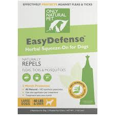 Only Natural Pet Easydefense Herbal Squeeze On Flea Tick Repellent For Dogs Mosquito Treatment Natural Pet Fleas