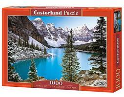 Top 10 best large custom jigsaw puzzles on the market. Castorland Csc102372 Hobby Panoramic The Jewel Of The Rockies Canada Jigsaw Puzzle 1000 Pieces Set Multicolour Buy Online In Bahamas At Bahamas Desertcart Com Productid 50150059