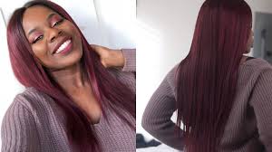 Huge savings for u tip hair extensions burgundy. How To Dye Hair From Black To Burgundy In One Step No Bleach Theadetomi Youtube