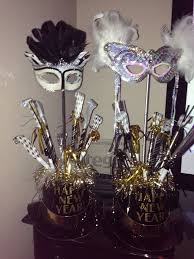 Both Nye Centerpiece Masquerade Nye Party Nye Party Decorations Nye Party Masquerade Decorations
