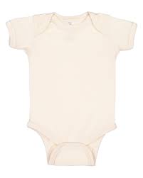Rabbit Skins 4400 Infant 5 Oz Baby Rib Lap Shoulder Bodysuit