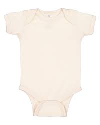 Rabbit Skins 4400 Infant 5 Oz Baby Rib Lap Shoulder Bodysuit