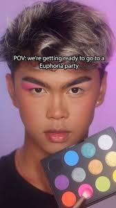 chunky glitter and some liner and boom #euphoria forever inspired by  @donni.davy ‘s work 🤩, -, @maccosmetics @maccosmeticsanz , • Art Library,  It’s Designer, @rimmellondonau , • Multi Tasker Concealer ...