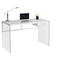 Best glass computer desks/glass computer desks are not only aesthetically appealing but also very functional. Tempered Glass Computer Desk Glossy White Everyroom Target