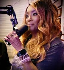 Noah Reyes, Angela Buffington President of the Trinity River Blues Society,  Izaiah Forman and Brooks Barli with Blue Lisa at the KNON 89.3 studios in  Dallas. The Izaiah Forman Trio played at