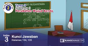 Kunci Jawaban Tema 3 Kelas 3 Halaman 134 135 Buku Tematik Kurikulum 2013 Kurikulum Kunci Halaman