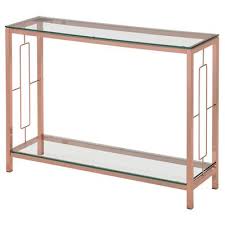 Nspire 2 Tier Console Table Contemporary Console Table Console Table Glass Console Table