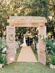 Ideas For Bride S Grand Entrance At Outdoor Wedding Ceremony