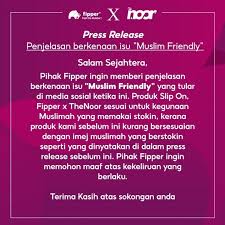 World's largest english to indonesian dictionary and indonesian to english dictionary online & mobile with over 200,000 words. Zurairi A R On Twitter Under Fire For Religious Exploitation Fipper Says Neelofa S Muslim Friendly Sandals Merely Socks Friendly Https T Co Jbw3hejdon The Company Said Its Previous Products Of Slippers Don T Really Fit The Muslim Women Image