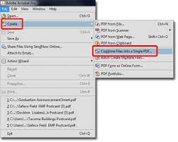 Combine Multiple Files Into One Pdf Using Adobe Acrobat Pro X University Of Puget Sound