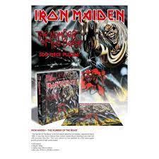 30.9cm x 30.9cm x 2.8cm. Iron Maiden The Number Of The Beast 500 Pieces Puzzle Nuclear Blast