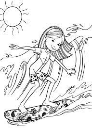 When it gets too hot to play outside, these summer printables of beaches, fish, flowers, and more will keep kids entertained. Surfing Coloring Pages Best Coloring Pages For Kids In 2021 Beach Coloring Pages Coloring Books Coloring Pages