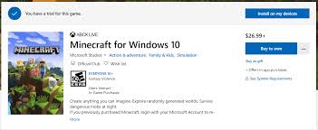 Trying to define minecraft is difficult. I Got Minecraft Windows 10 Edition And It Says I Don T Own Microsoft Community