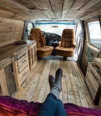 I Like The Idea Of Swivel Chairs Van Interior Volkswagen Bus Interior Van Life